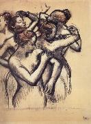 Edgar Degas Dancers,nude Study France oil painting artist